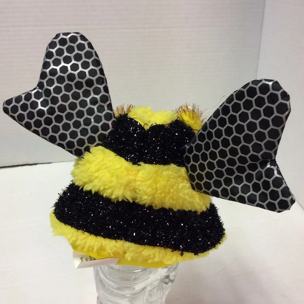 Cat Halloween Bee Hat Wooly Wonkz Cat Toys